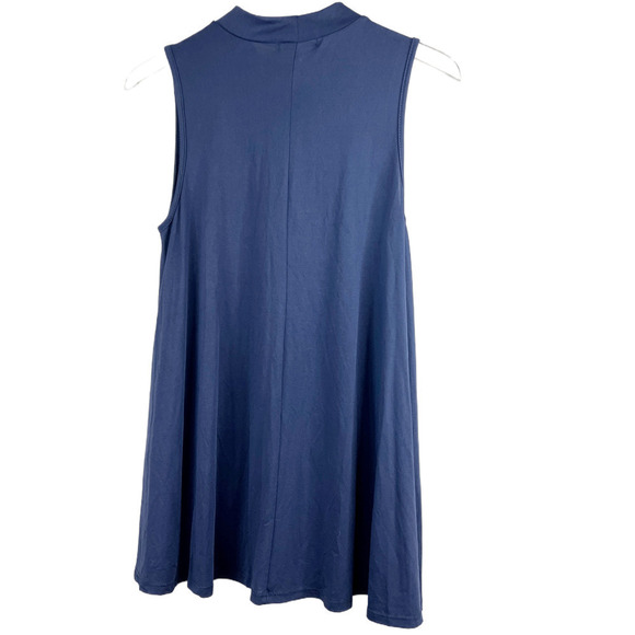 Acemi Blue Shift Mini Dress Sleeveless Size M - Picture 4 of 4